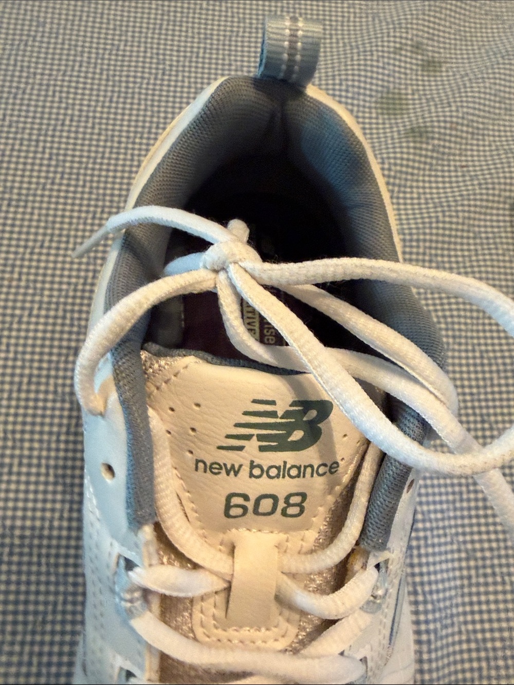 New Balance 608 Women's White and Light Gray Athletic Sneakers Women’s 12W - Picture 3 of 14